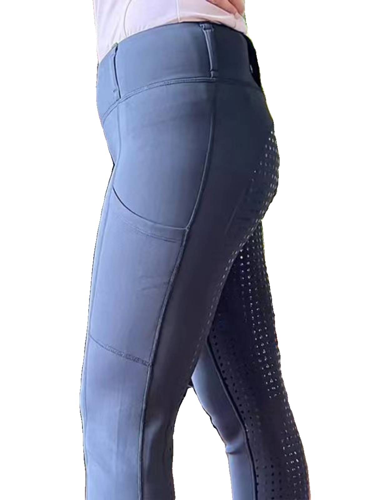 Autumn and winter high -bullet wear -resistant whole silicone gel adult children's equestrian pants breathable riding pants silicon glue non -slip riding equipment
