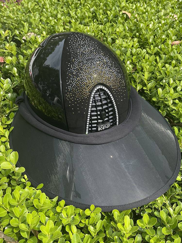 Hello Horse Equestrian helmet anti -UV anti -UV summer covered face and shielded sun hat sunscreen