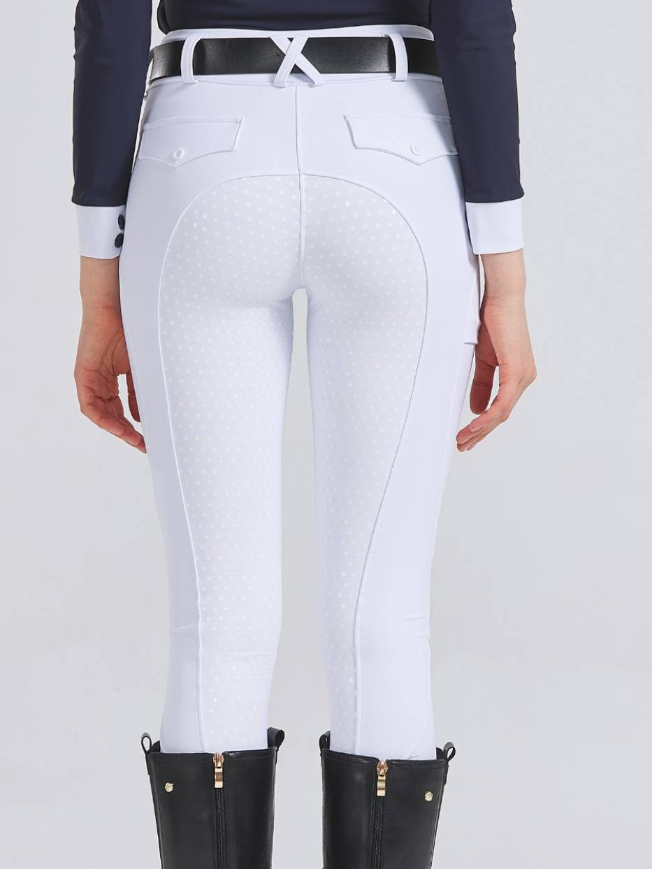 Professional -grade horse pants riding pants men and women all silicone pants pants four seasons wear -resistant anti -slip riding pants silicon jeue pants