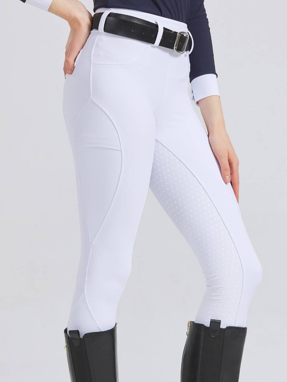 Professional -grade horse pants riding pants men and women all silicone pants pants four seasons wear -resistant anti -slip riding pants silicon jeue pants