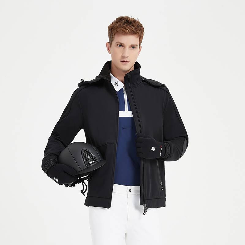 Hello Horse Winter Equestrian Wind Wind Men's Equipment Equipment Horse Equipment Training Server Jacket