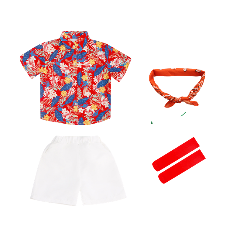 Red-bed maple shirts + pants kit + 2 accessories