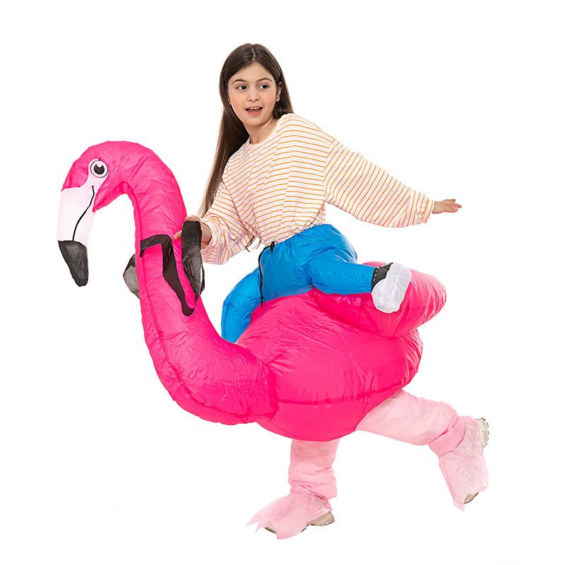 Douyin same net red children's festival three -dimensional mount dinosaur inflatable, fire birds, space, Tianma, puzzled clothing