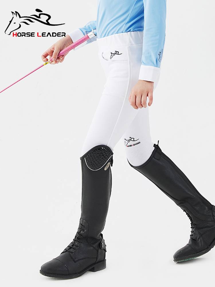 HorseLeader Spring and Summer Four Seasons Children's Equestrian Horse Pants Silicon Plaza Equipment Equipment Equipment Knight Female