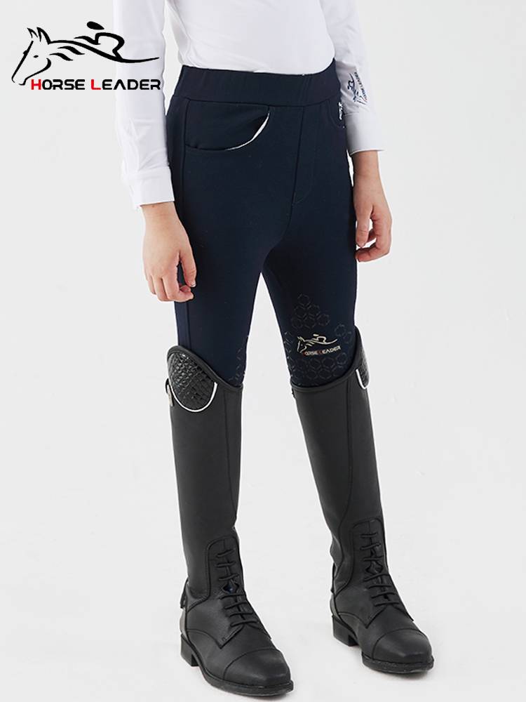 HorseLeader Spring and Summer Four Seasons Children's Equestrian Horse Pants Silicon Plaza Equipment Equipment Equipment Knight Female