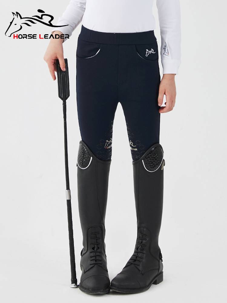 HorseLeader Spring and Summer Four Seasons Children's Equestrian Horse Pants Silicon Plaza Equipment Equipment Equipment Knight Female