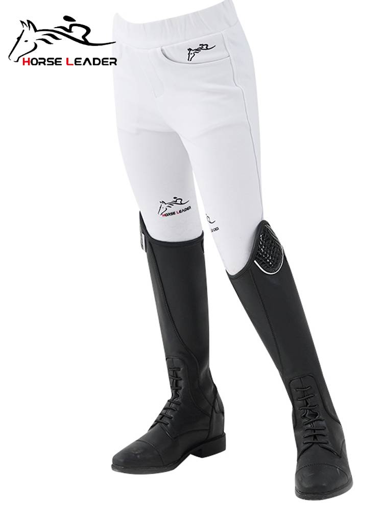 HorseLeader Spring and Summer Four Seasons Children's Equestrian Horse Pants Silicon Plaza Equipment Equipment Equipment Knight Female