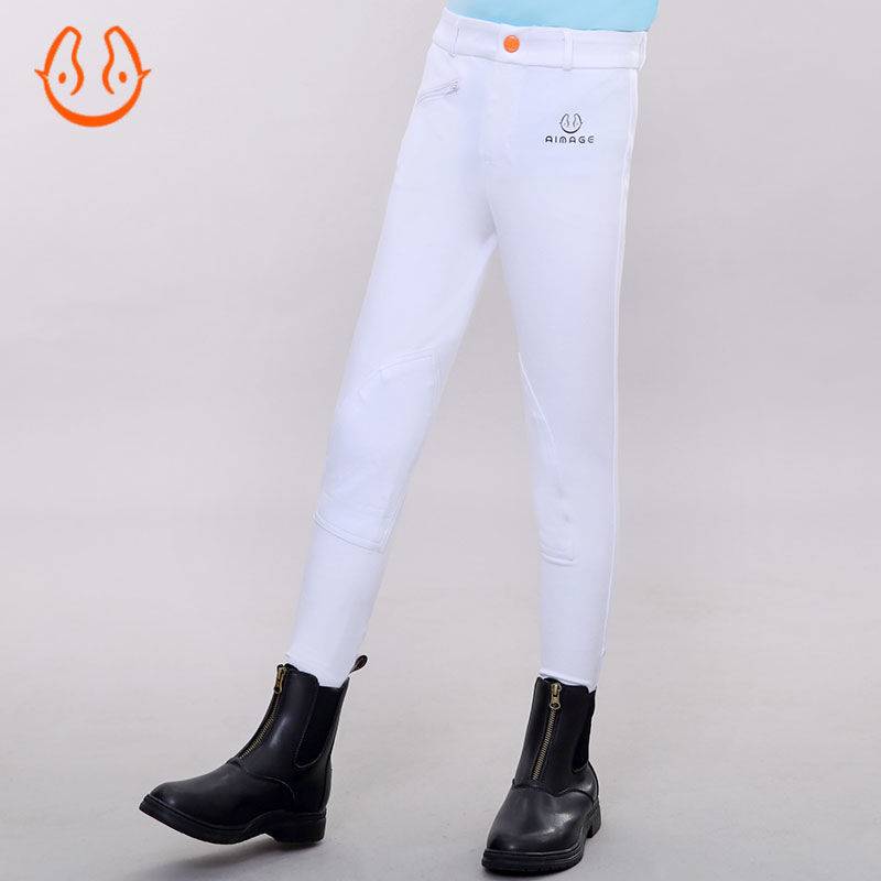 Children's equestrian equipment comfortable wear -resistant equestrian horses pants men's summer riding pants women's horse riding clothing set men