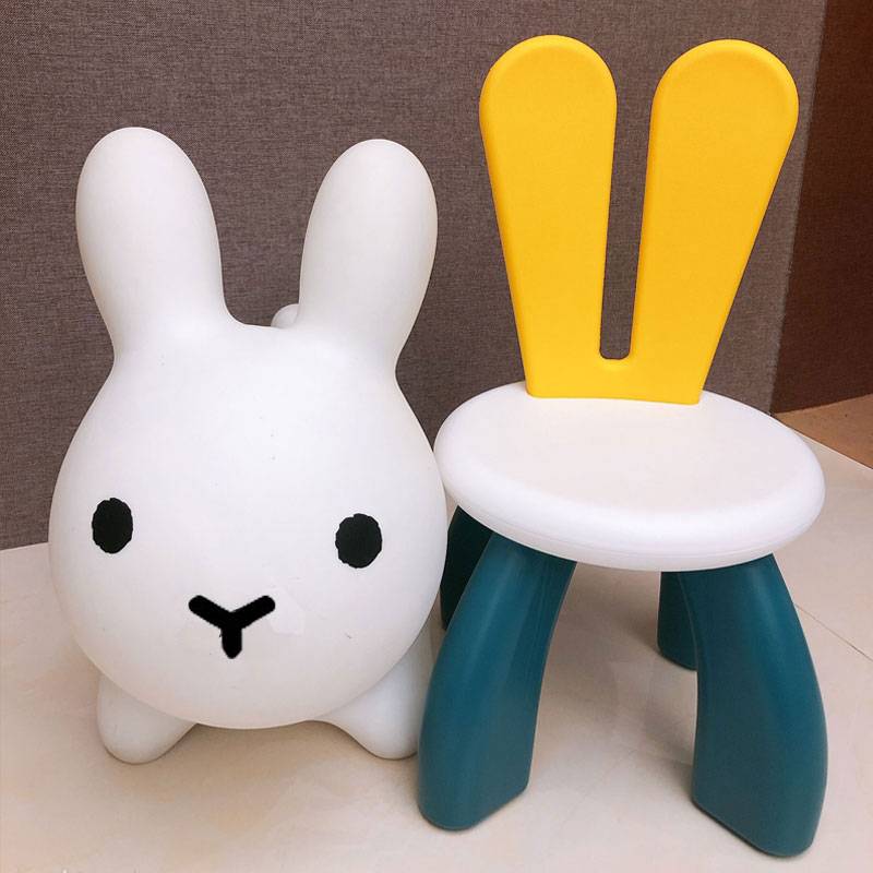 Garfield Rabbit white + thicker rabbit green chair