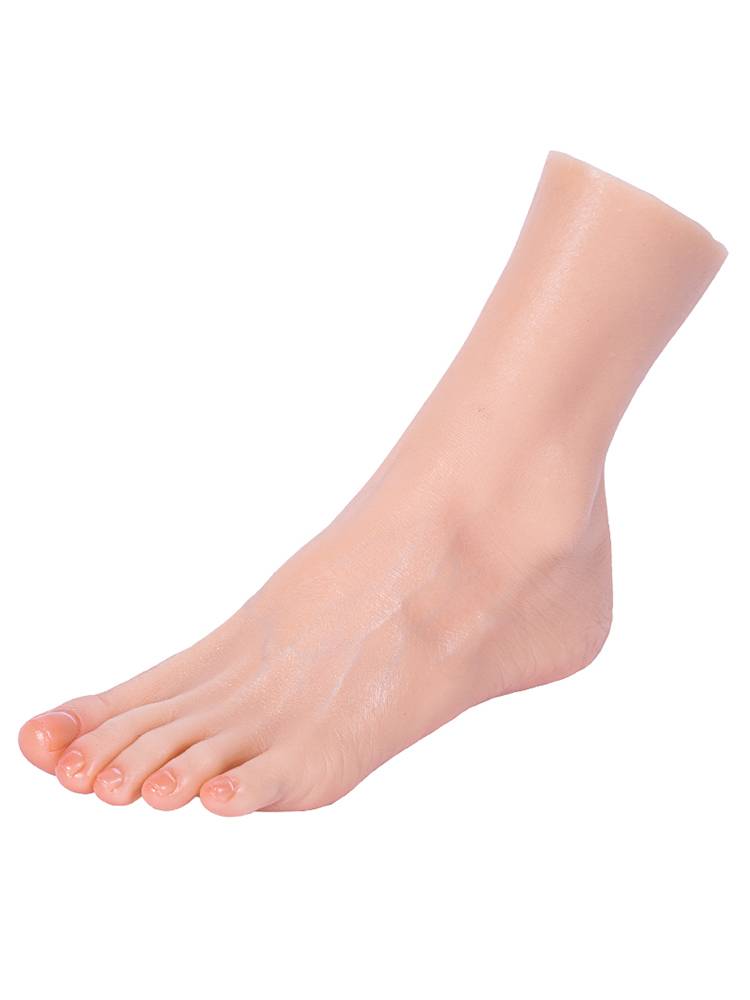 Simulation foot mold silicone beautiful foot shooting props female socks tg36a shoes jade foot model Tianzong fake foot model