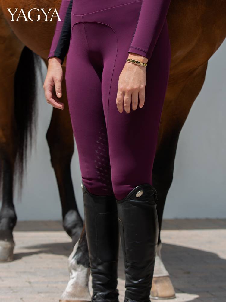 YAGYA PULL-on Tiramine Half Gas/Full Plastic Elastic Speed Dry Speed Repair Body Horse Pants Female Equestrian Cavaliers