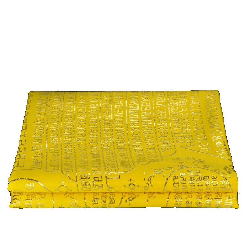 High-quality silk silk embroidery thickened by a gold-lined Doroni in a single piece of gold