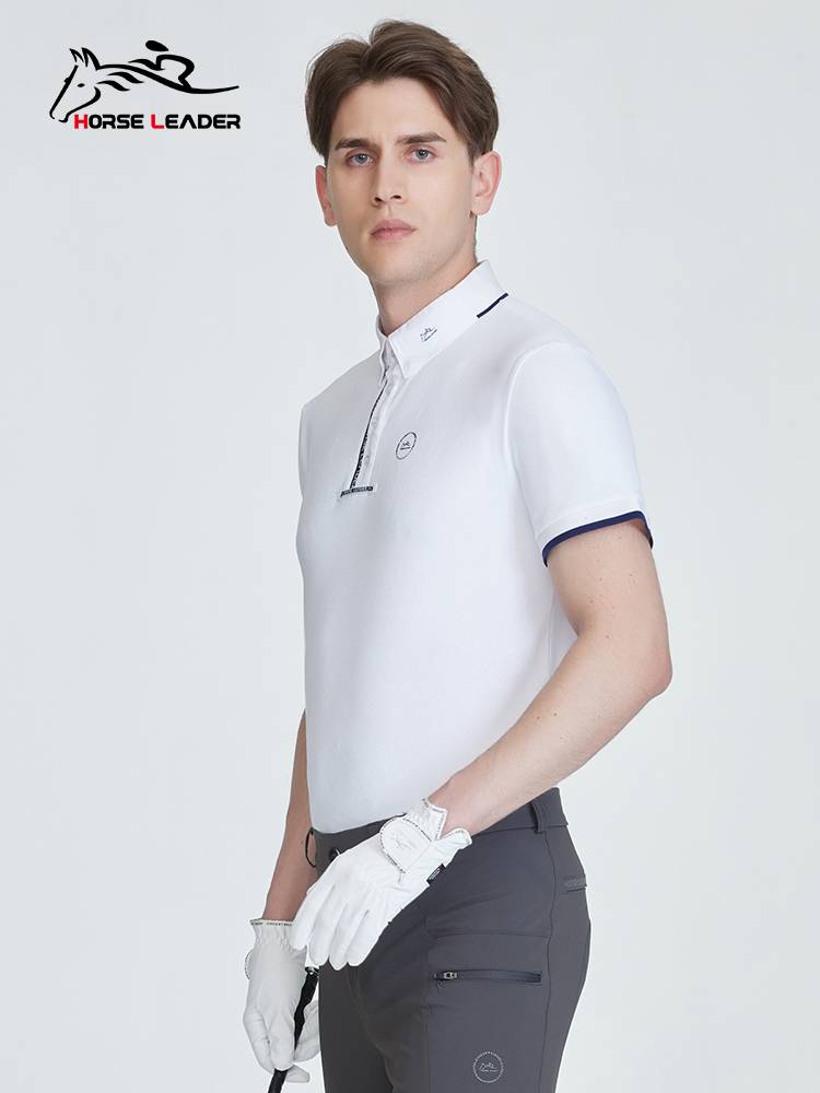 HorseLeader Summer Equestrian T -shirt Short -sleeved Equestrian Equestnically Equestnically Equipment Witcomer Shirts