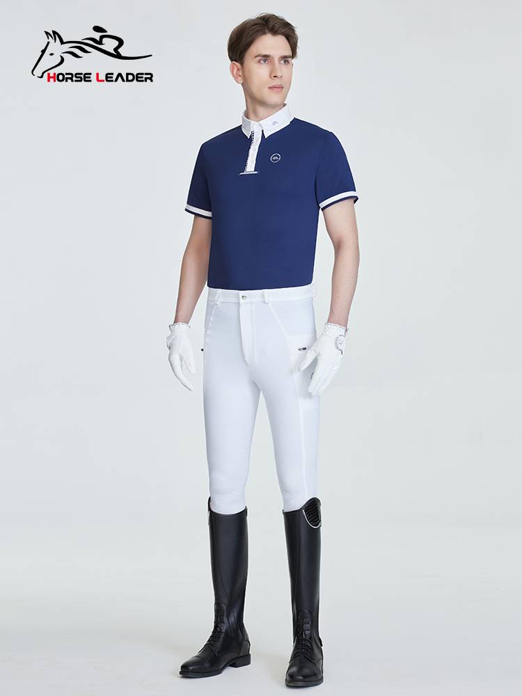 HorseLeader Summer Equestrian T -shirt Short -sleeved Equestrian Equestnically Equestnically Equipment Witcomer Shirts