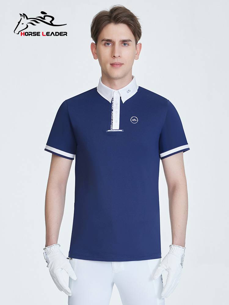 HorseLeader Summer Equestrian T -shirt Short -sleeved Equestrian Equestnically Equestnically Equipment Witcomer Shirts