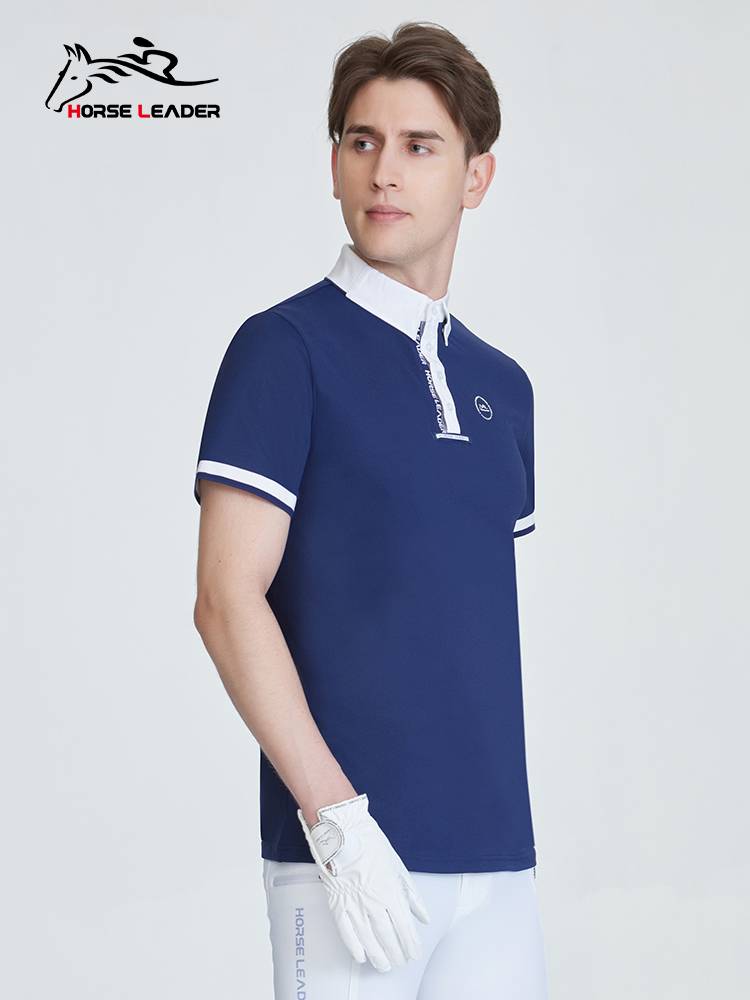 HorseLeader Summer Equestrian T -shirt Short -sleeved Equestrian Equestnically Equestnically Equipment Witcomer Shirts