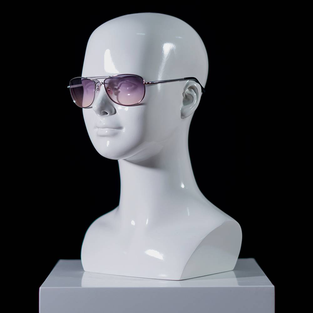 Head mold female dummy head model VR glasses silk scarf hat, glass reinforced reinforced reinforcement model T10