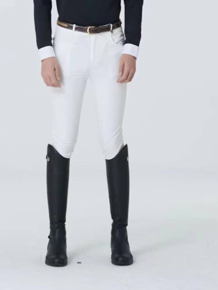 Self-operated HORSE-Y adult semi-glue equestrian pants men's and women