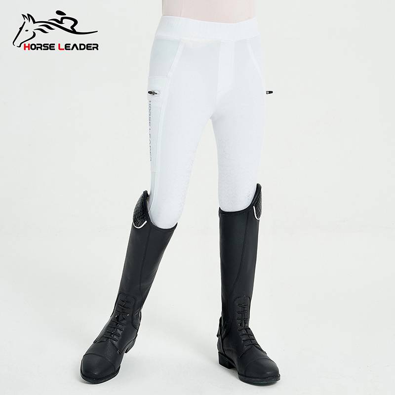 Summer Equestrian Woven Professional Knight Cavaliers Riding Equipment Equipped Semi -silicone Ultra -Thin Horse Pants