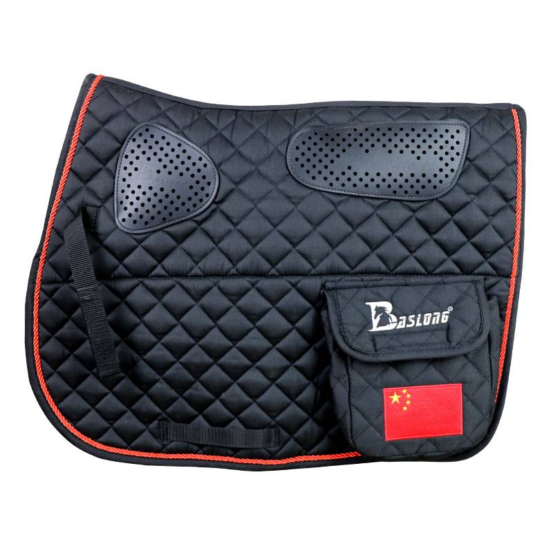 Thick sad saddle cushion large pocket non -slip silicone saddle pad horses riding cushion sweat drawer wild outdoor equestrius