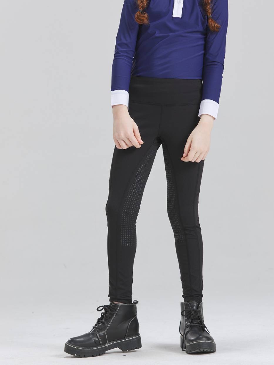 Children's riding pants silicone high bomb wear -resistant equestrian pants four seasons fast dry super soft skin equestrian clothing