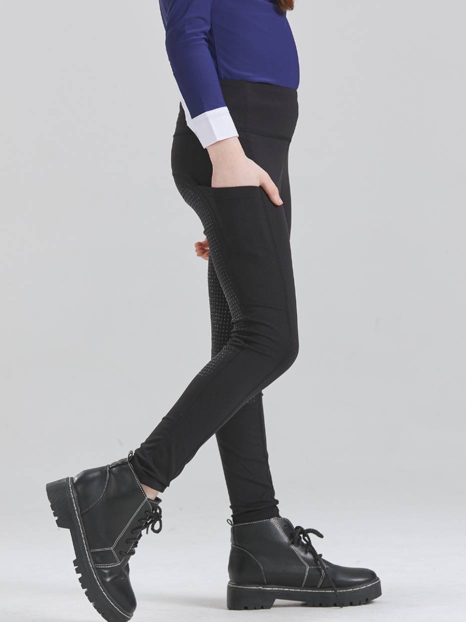 Children's riding pants silicone high bomb wear -resistant equestrian pants four seasons fast dry super soft skin equestrian clothing