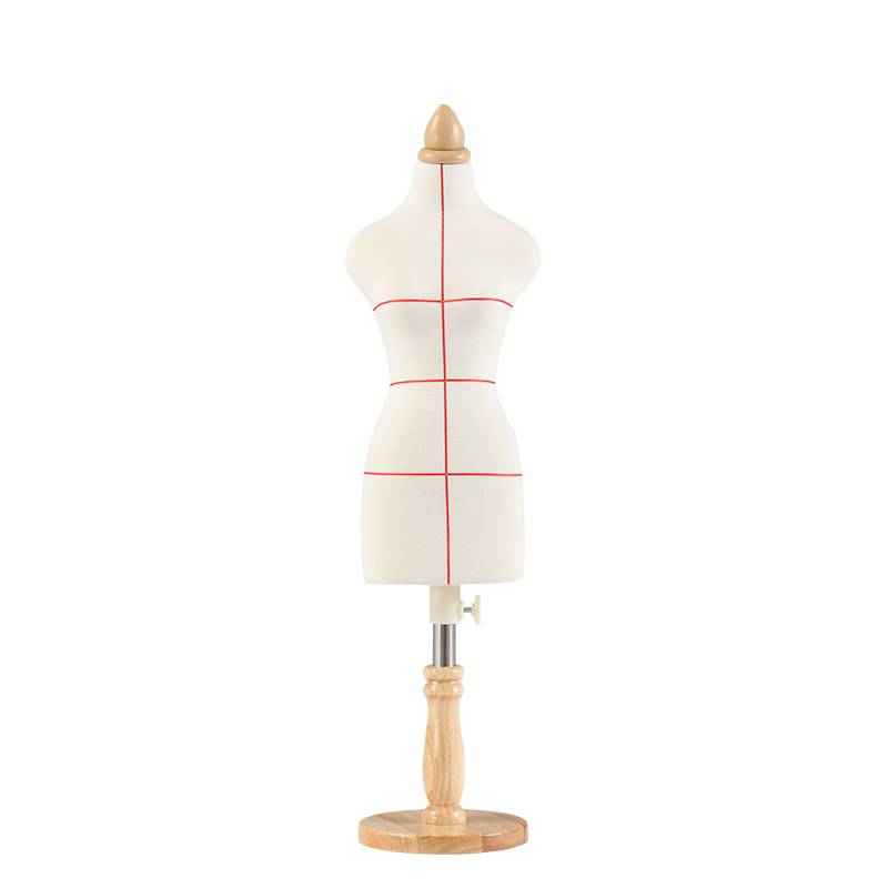 Teaching villain platform, a quarter of a quarter of the three -dimensional cut -off women can be inserted, a student clothing design model model shelf