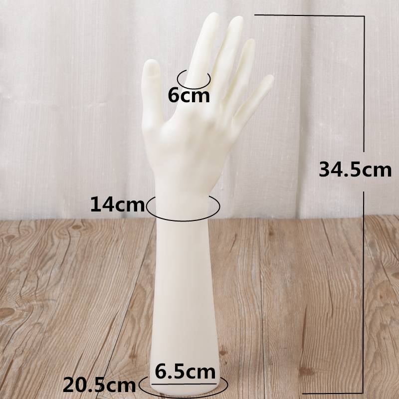 Model props hand mold fake hand -made hand jewelry shooting props skin color white hand mold 8614