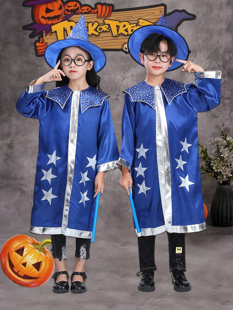 Halloween Children's Clothing Harry Potter Cloak COSPLAY boys and girls performing children's makeup ball clothes