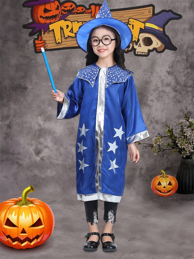 Halloween Children's Clothing Harry Potter Cloak COSPLAY boys and girls performing children's makeup ball clothes