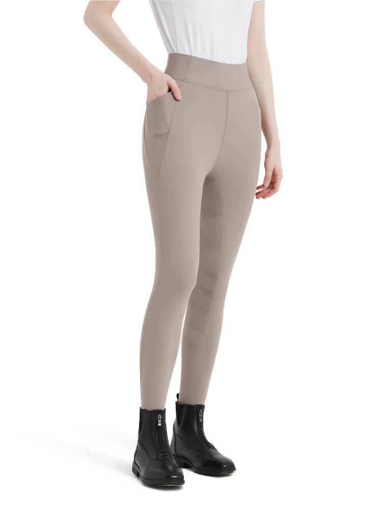 ME summer equestrian pants ladies high -waist ultra -thin whole silicone equestrian pants professional horse riding equipment