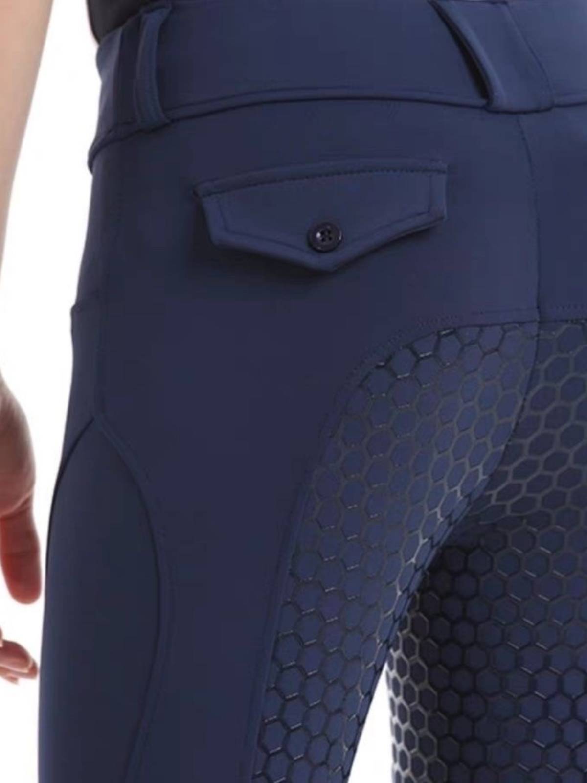Hello Horse, Italian four -season breathability equestrian full silicon glue pants sports pants, male and female adult children