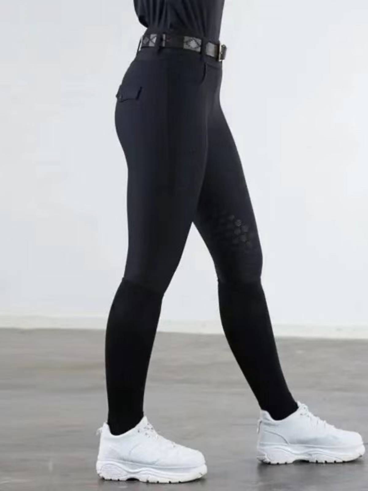 Hello Horse, Italian four -season breathability equestrian full silicon glue pants sports pants, male and female adult children