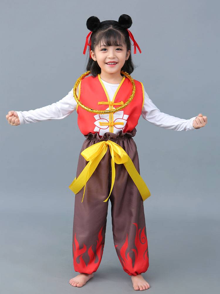 Liuyi Mazu clothing magic boy descending fairy tale anime COS COS Nezha clothing full set of boys and girls clothing