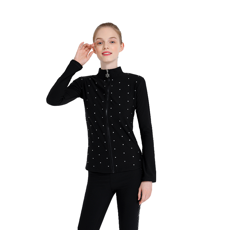 Falter skating clothing training clothing female adult four seasons warm slippery pants skating plus velvet flowers pants