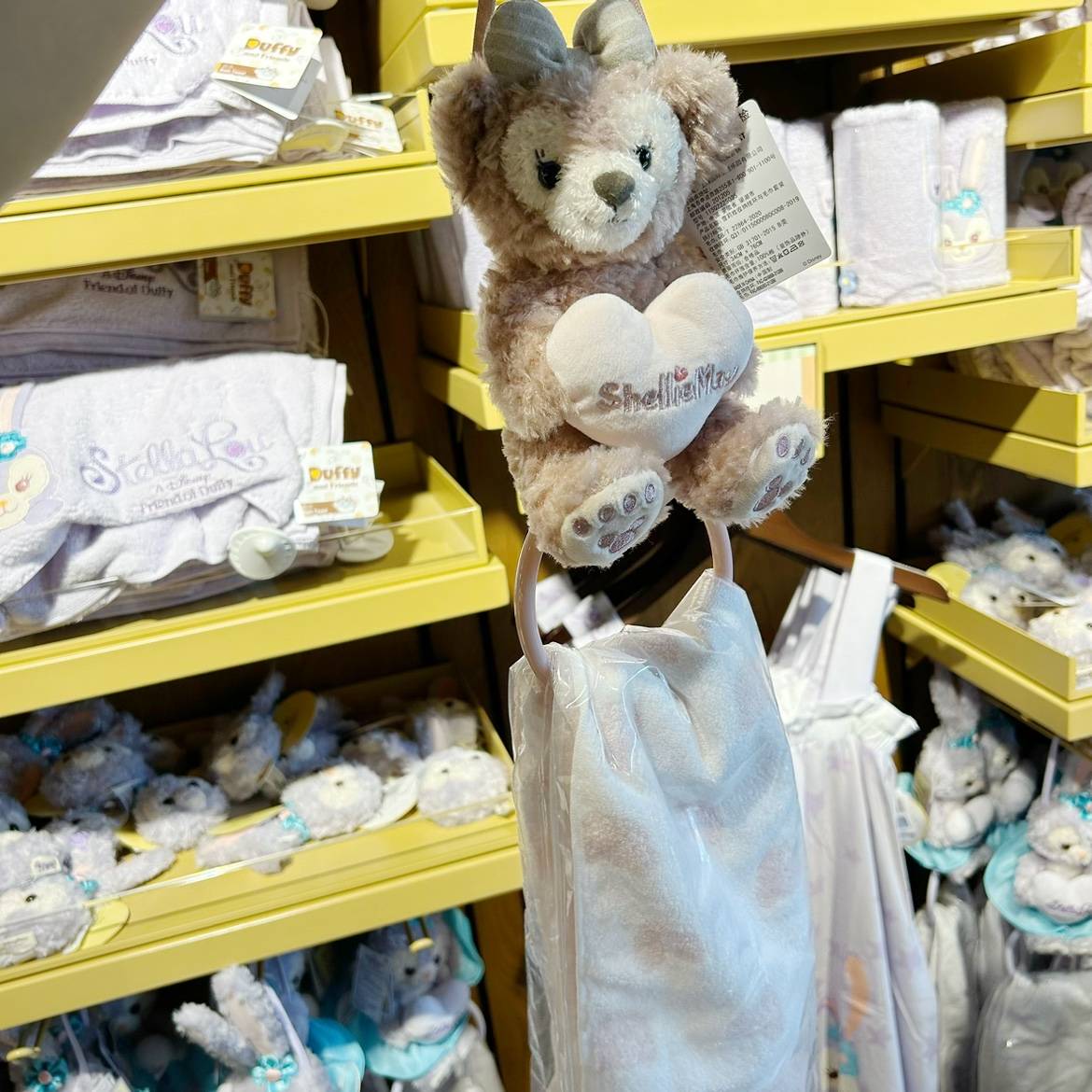 Shanghai Disney bathrobe Star Dai Lu Towel Plush Toys Puppet Towel Shirley Mei Doll Plush Washing Face Scarf