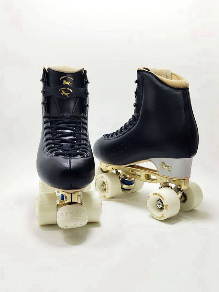 Xiamen Golden Horse Bald Shoes Aluminum Alloy Delive Professional Coach Rolling Shooting Adult double -row men and children and children