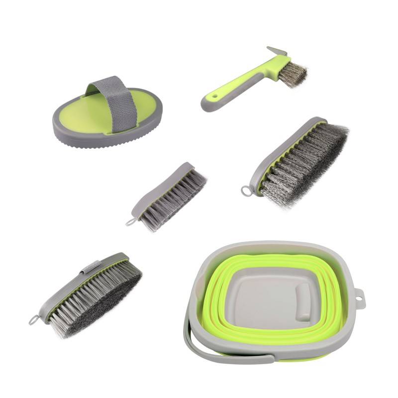 Fold 8 bucket sets (6 -piece set) Horse cleaning product riding horse house with Rocky Horse 8 stack 01082