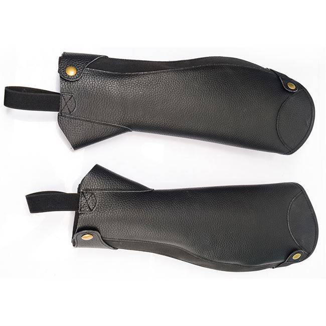 True leather horse riding training competition Chabus men and women, children's equipment adult equipment knight -loaded equestrian legs