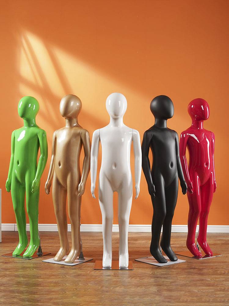 Children's model props, villain, dummy model doll shelves, window, window children's clothing shop clothes display shelf