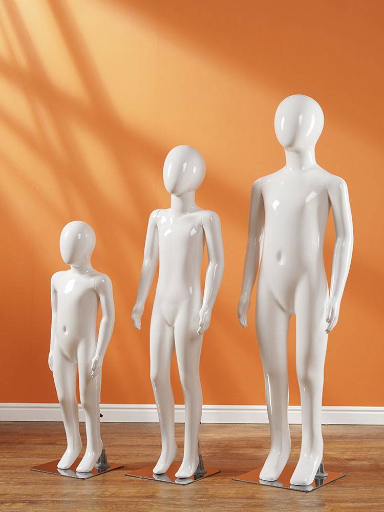 Children's model props, villain, dummy model doll shelves, window, window children's clothing shop clothes display shelf
