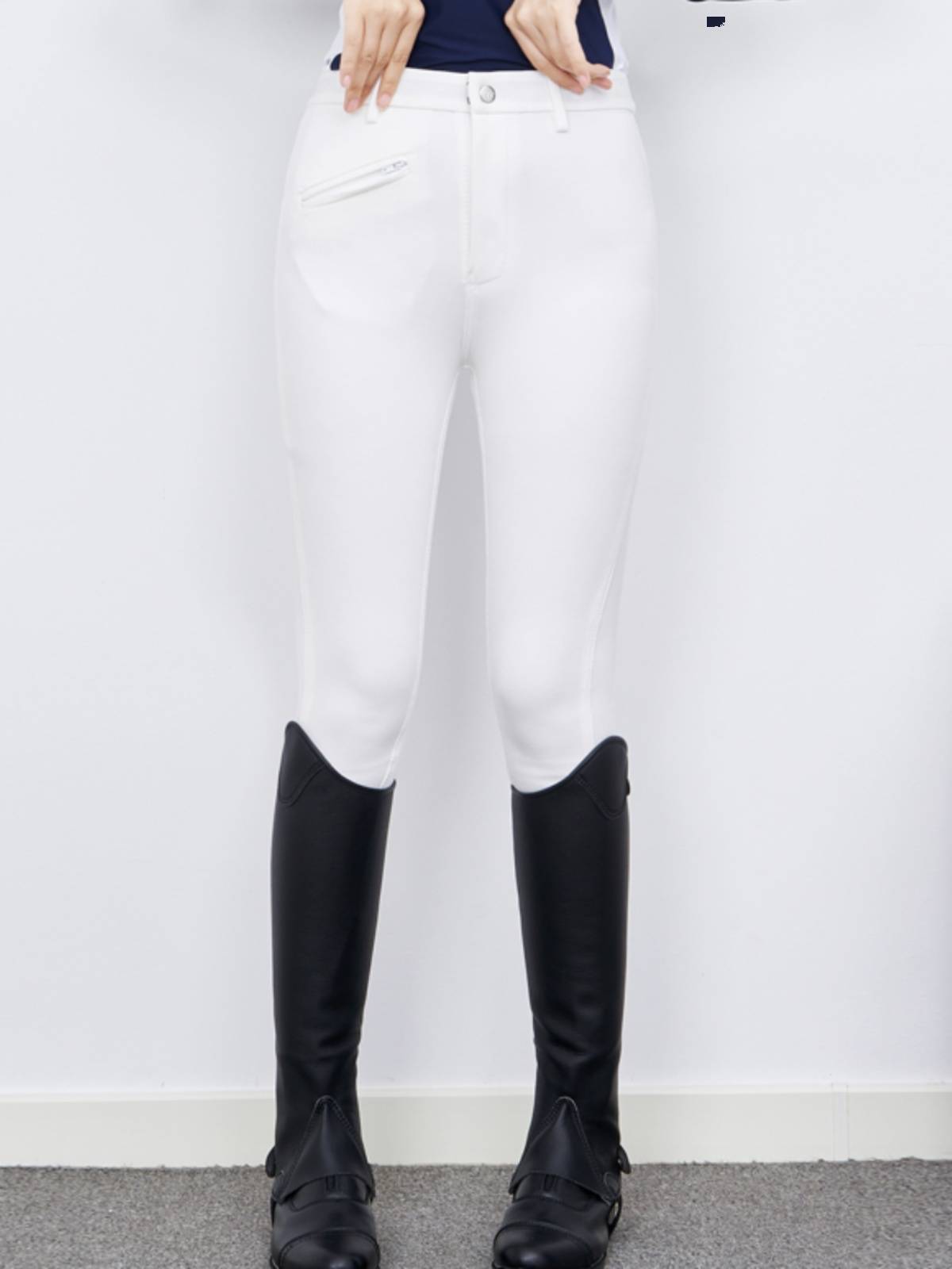 Professional riding pants all -leather outdoor training equestrian horse pants white race pants riding women's equestrian clothing