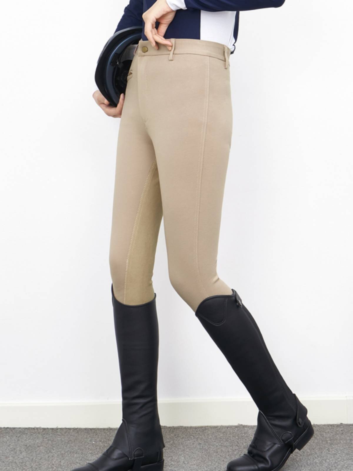 Professional riding pants all -leather outdoor training equestrian horse pants white race pants riding women's equestrian clothing