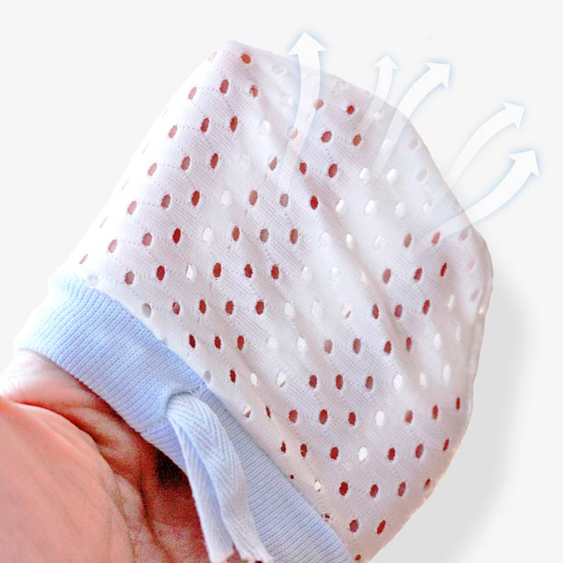 Baby gloves anti -grab facial artifacts in summer can bite summer thin newborn babies to prevent grabbing gloves