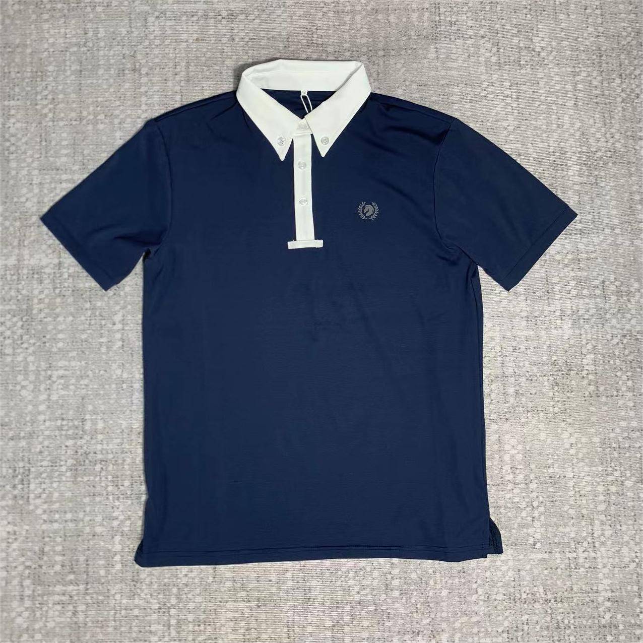 Men's equestrian short -sleeved T -shirt adult children's equestrian short -sleeved knight clothing race college equipment TNS horses
