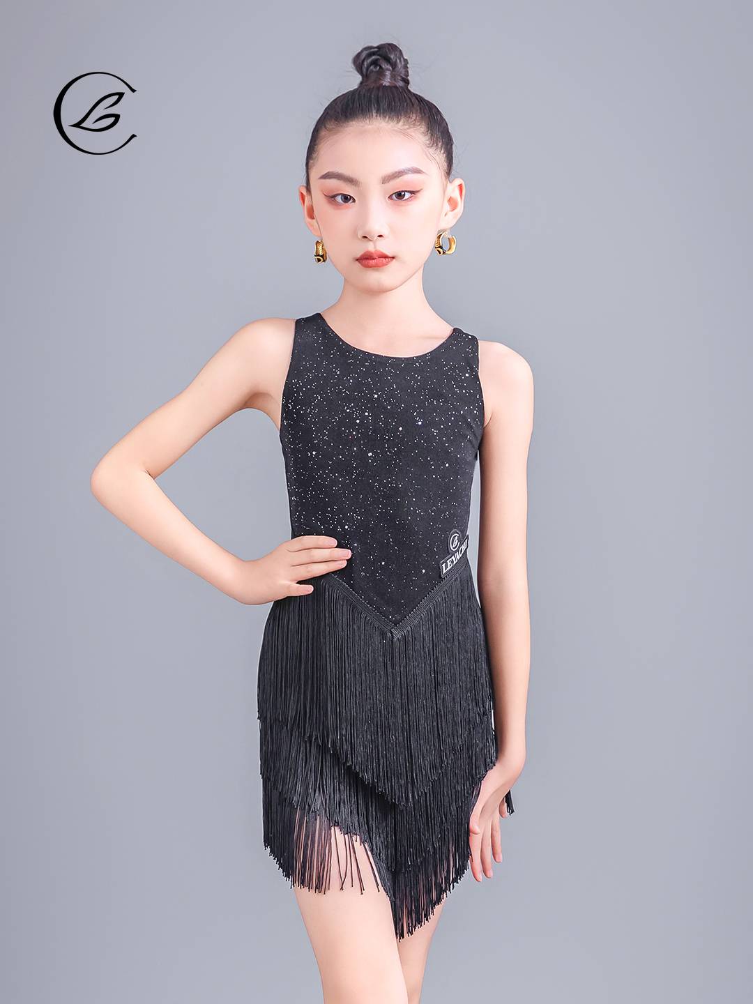 Leyachi 2024 new Latin dance service children and girls practicing dance dance service children's performance service