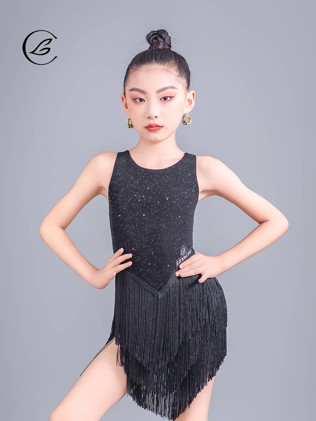 Leyachi 2024 new Latin dance service children and girls practicing dance dance service children's performance service