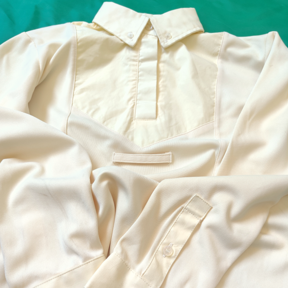 Children's equestrian clothing casual quick -drying motion micro -flawless flawed shirt collar padding factory clearance equestrian clothing