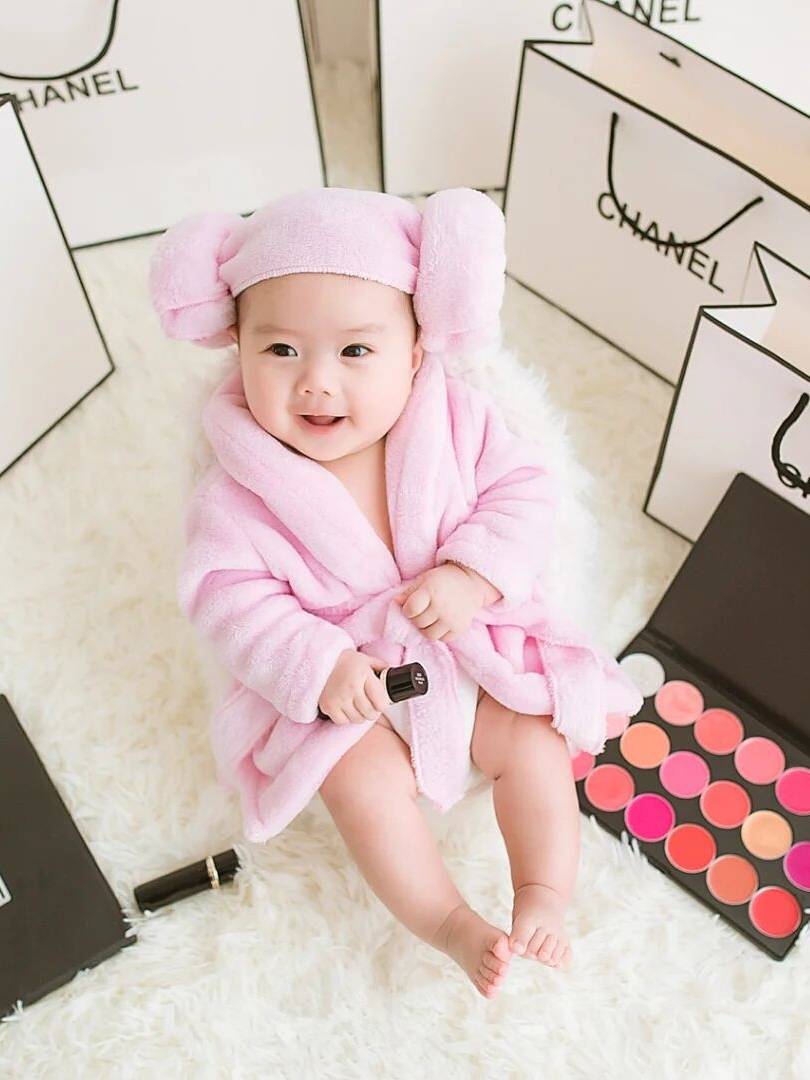 Newborn photography props Full Moon 100th Day Newborn Photography Clothing Clothing Baby Photo Costume Bathrough Set