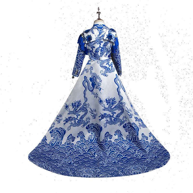 Meizhi new boy dress runway catwalk show big cloak personalized car model movie studio photography sells rental